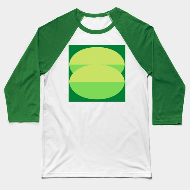 Ovals design Baseball T-Shirt by Learner